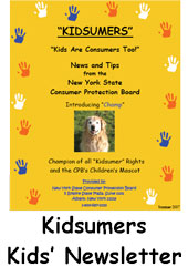 Kidsumers - Kids Newsletter